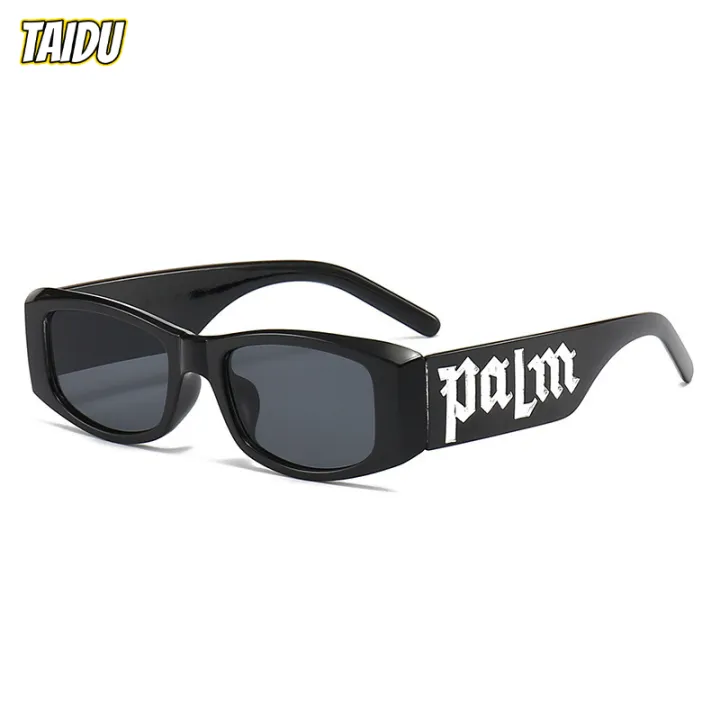 TAIDU แว่นตากันแดดแฟชั่นสำหรับผู้หญิงและผู้ชาย ดีไซน์เรโทรกรอบสี่เหลี่ยมป้องกันรังสี UV400