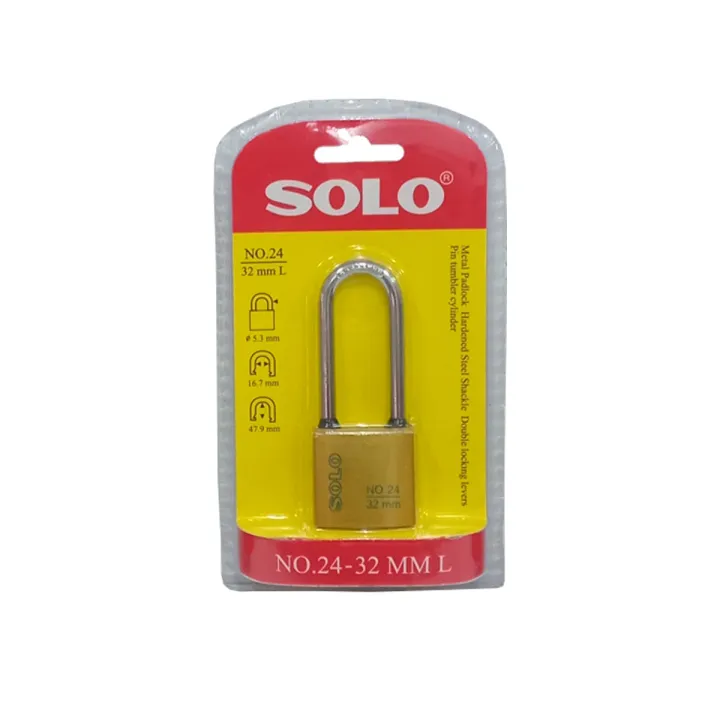 SOLO กุญแจสปริง No.24 กุญแจล็อคบ้าน SECURITY LOCKS