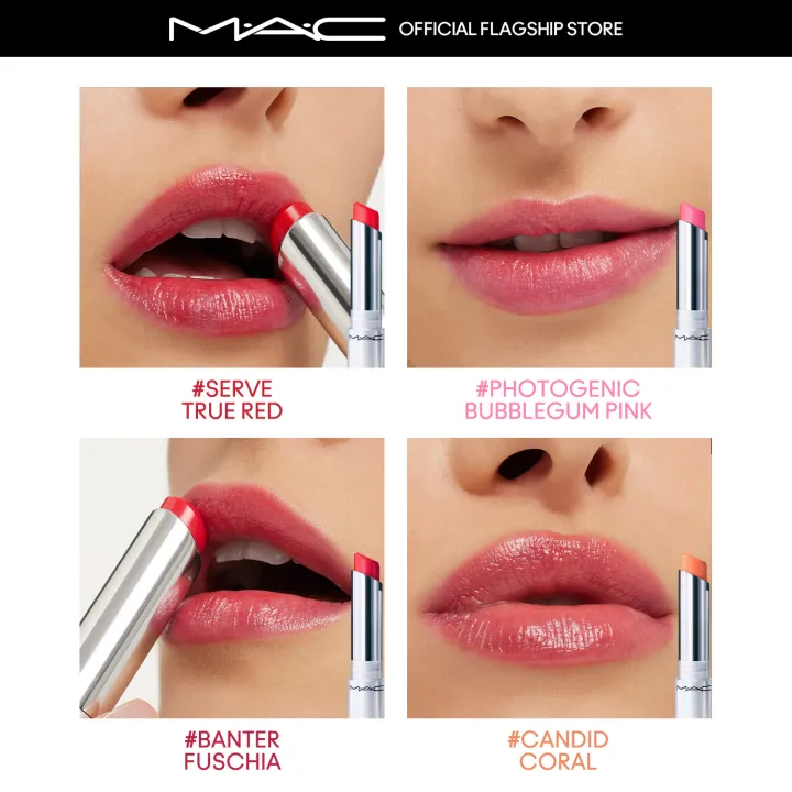 MAC GLOW PLAY TENDERTALK LIP BALM / แมค ลิปบาล์ม GLOW PLAY TENDERTALK LIP BALM ลิปปรับสีตามค่า PH ให้ริมฝีปากแวววาว ชุ่มชื้นตลอด 24 ชม.