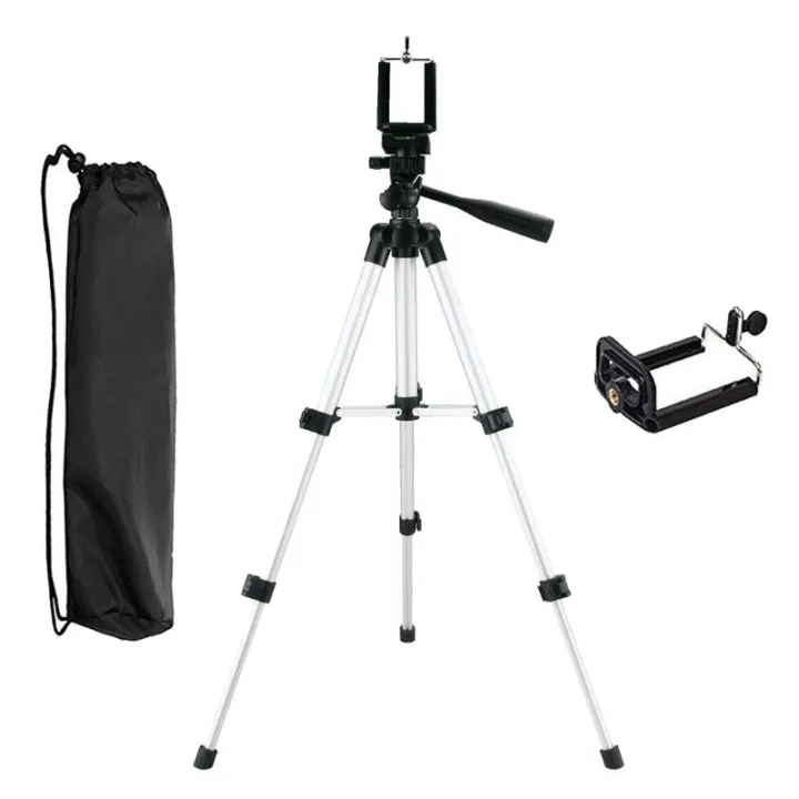 ขาตั้งกล้องถ่ายรูปและโทรศัพท์มือถือขนาดพกพารุ่น TF-3110 ขาตั้ง 3 ขา Cellphone and Camera Tripod น้ำหนักเบา ถุงใส่ขาตั้งยังไม่รวมขาตั้ง