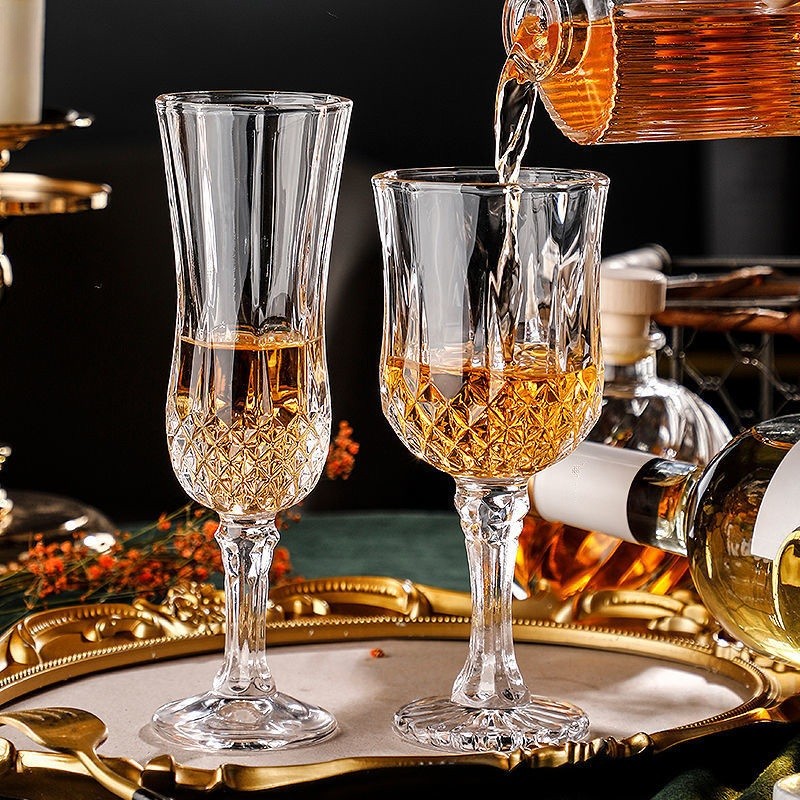 แก้วไวน์ แก้วไวน์สวยๆคริสตัลโนเบิลที่สวยงาม Whiskey Glass