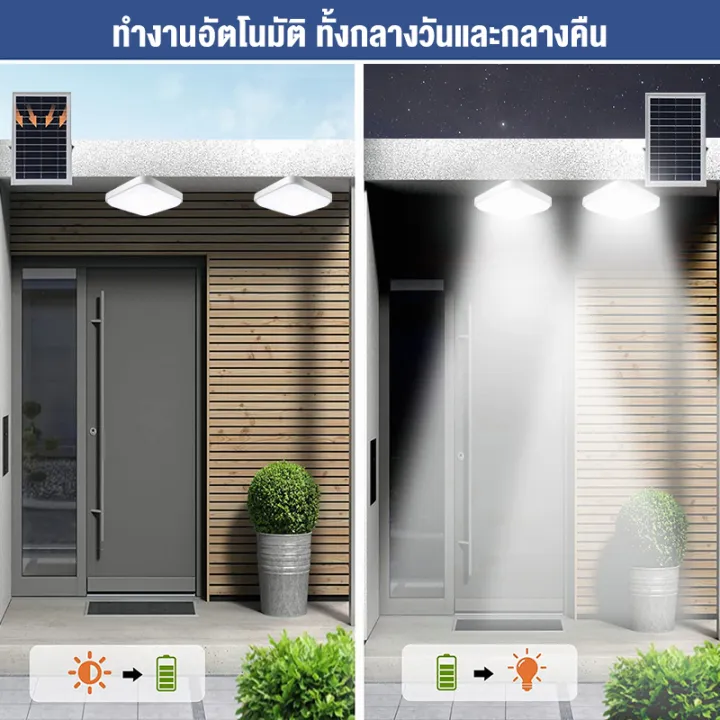 โคมไฟติดเพดาน ไฟโซล่าเซลล์ Solar Light โคมไฟเพดานโซลา ไฟเพดานบ้านLED โคมไฟโซล่าเซลล์ 24 ชั่วโมง Solar Light โคมไฟเพดานโซลา