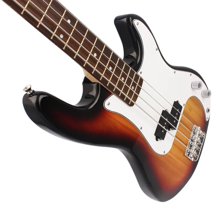 เบสไฟฟ้า guitar 4 สาย เบสเริ่มต้น Electric Bass เก็บเงินปลายทาง&จัดส่งจากกรุงเทพ