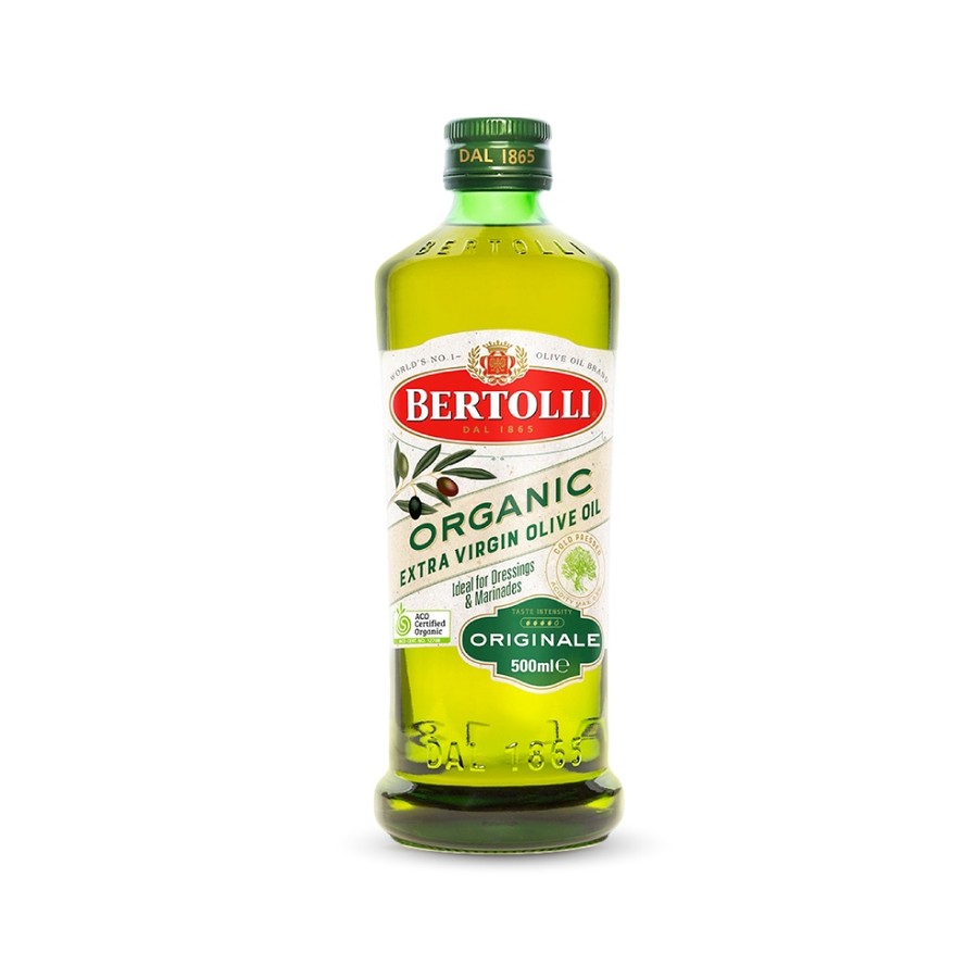 เบอร์ทอลลี่ ออร์แกนิค เอ็กซ์ตร้า เวอร์จิ้น โอลีฟ ออยล์ 500 มล.│Bertolli Organic Extra Virgin Olive Oil 500ML