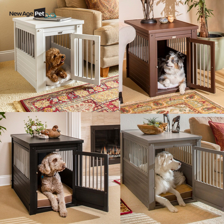 NEW AGE PET กรงสุนัข InnPlace™ Dog House กรงหมา บ้านสุนัข กรงสุนัข กันน้ำ กันชื้น ดีไซน์สไตล์อเมริก
