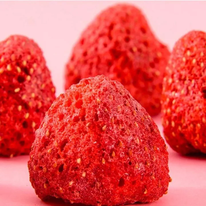 🍓 สตรอเบอรี่ฟรีซดราย🍓 สตรอเบอรี่ฟรีซดราย Strawberry Freeze dried สตรอเบอรี่อบกรอบ ผักอบกรอบ ผักผลไม้อบกรอบ สตรอว์เบอร์รี่ฟรีซดราย